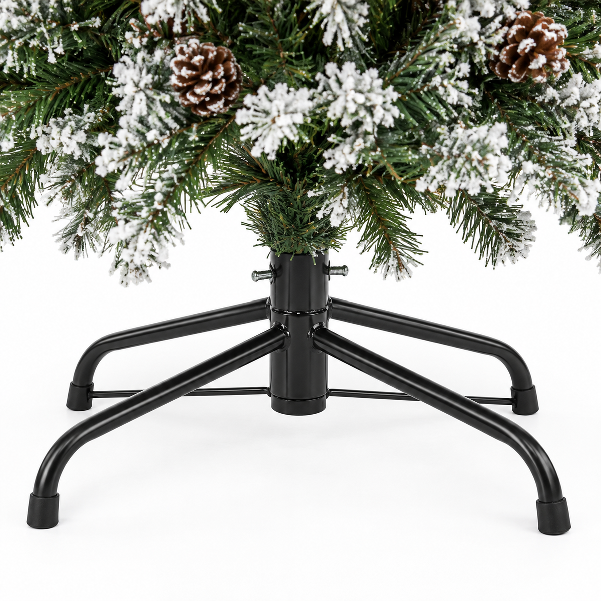 Sapin Boréal floqué pommes de pin silhouette effilée | L'Atelier Enchanté