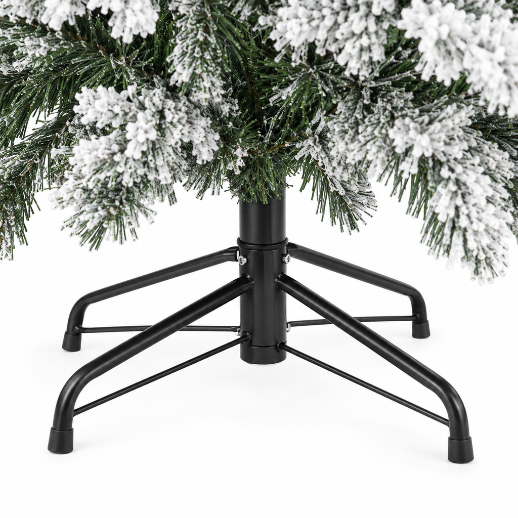 Sapin des Neiges floqué effet neige réaliste | L'Atelier Enchanté