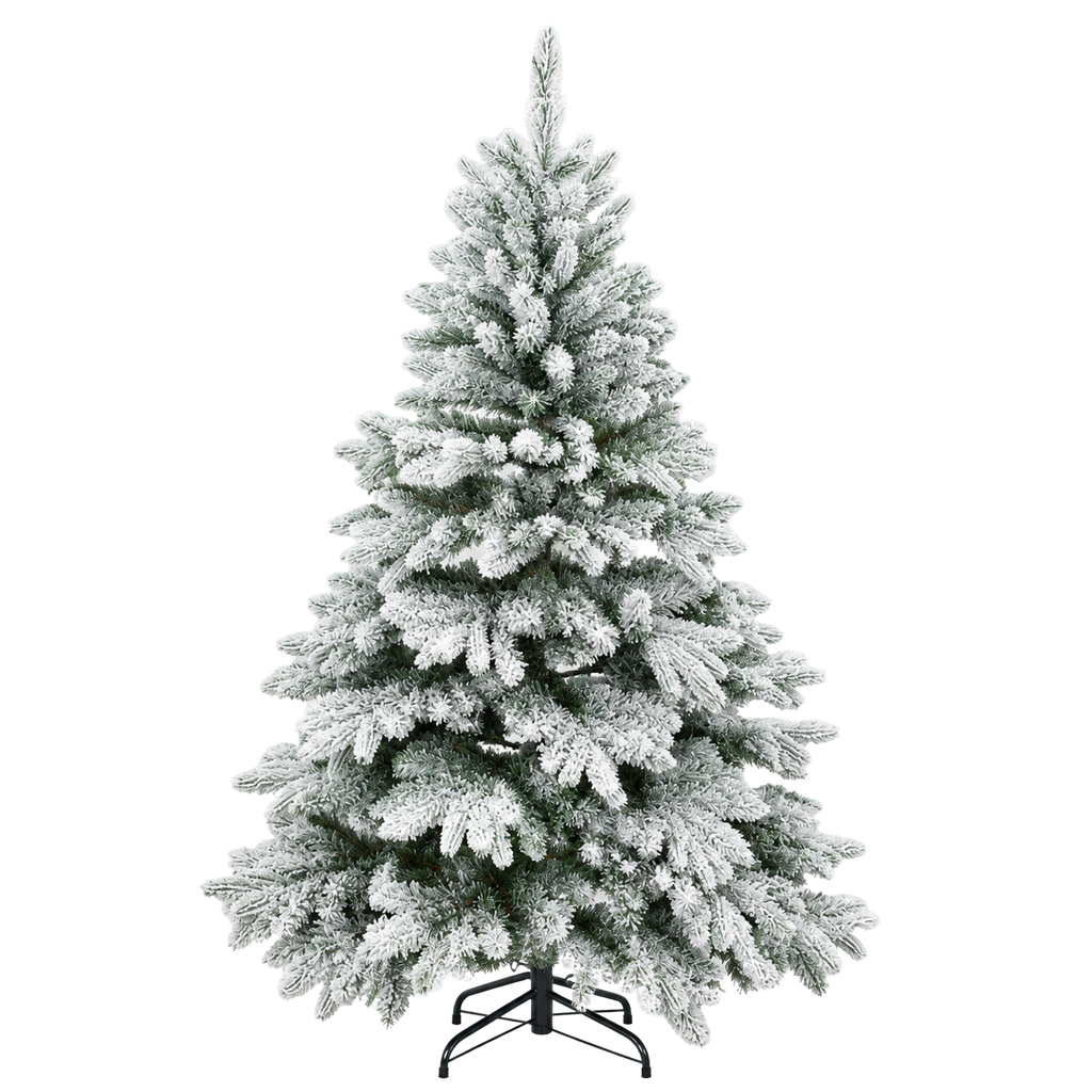 Sapin des Neiges floqué effet neige réaliste | L'Atelier Enchanté