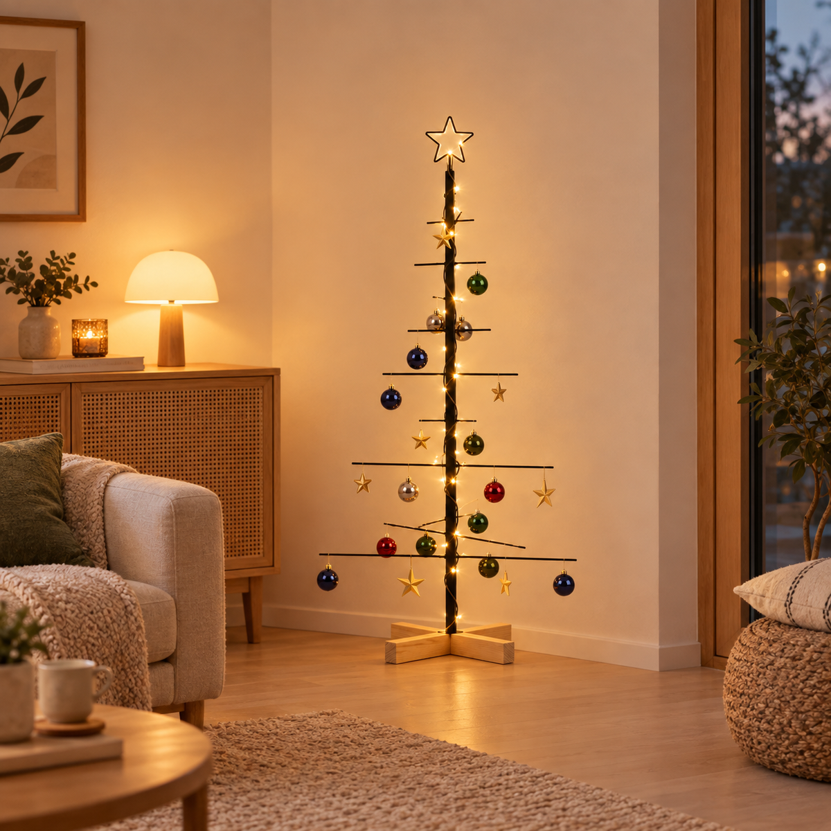 Sapin Épuré structure métal minimaliste | L'Atelier Enchanté