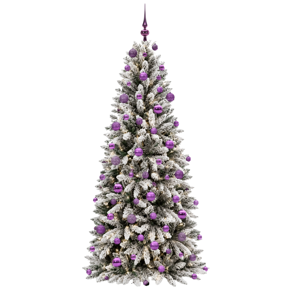 Sapin Nordik Floqué Lumineux 180cm | L'Atelier Enchanté