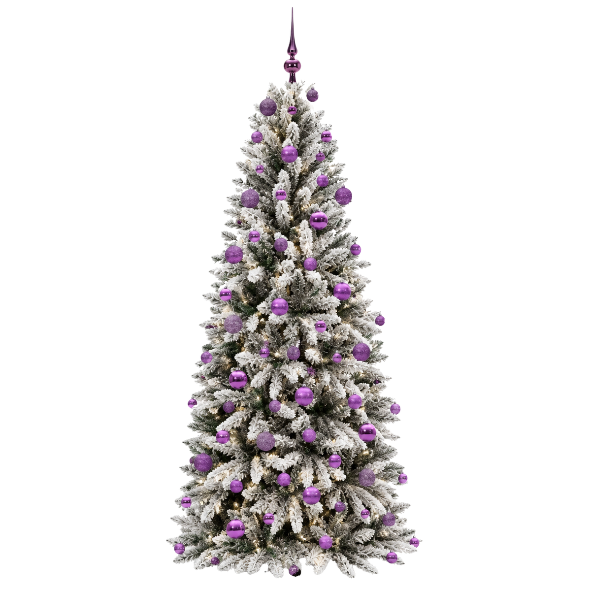 Sapin Nordik Floqué Lumineux 180cm | L'Atelier Enchanté